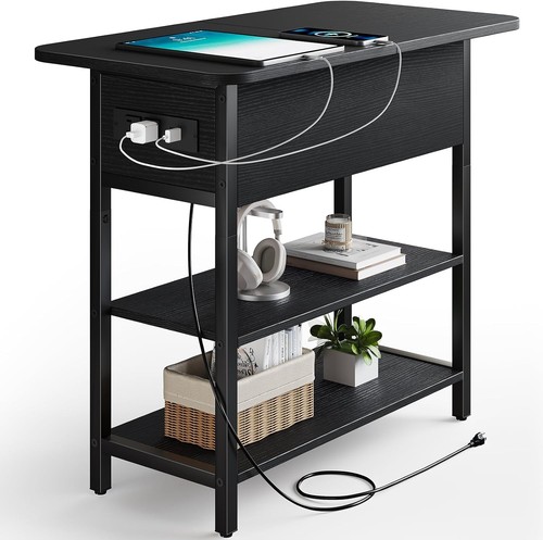 Compact flip top end table - compact,