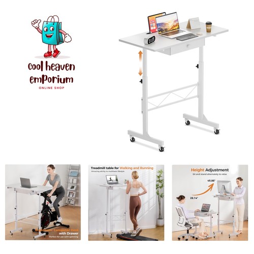 Foldable standing desk - standing, for